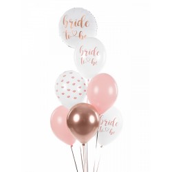 Pd Baloane Balloons 30cm, Bride To Be, Mix 6/set Sb14p-328-000-6