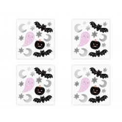 Pd Sticker Decor Wall Stickers Halloween, 4/set Nns3