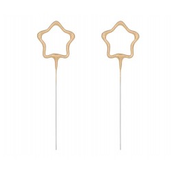 Pd Artificii Sparklers Stars, Gold, 16,5cm 2/set Zo2-019