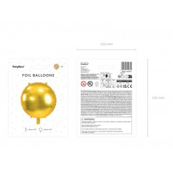 Pd Balon Folie De Aluminiu  45 Cm, Gold Fb176-019