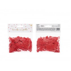 Pd Confetti, Confetti Hearts, 1.6x1.6cm, Red, 15g Kons27-007