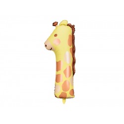 Pd Balon Folie Aluminiu Number 1 - Giraffe, 42x90cm, Mix Fb163-1