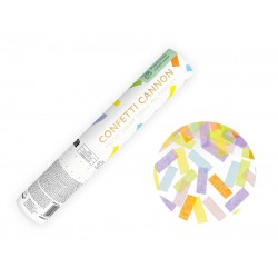 Pd Confetti Cannon Pastel Streamers, Tube Shooter, 20cm Tukn20-000p