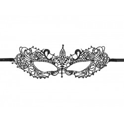 Pd Masca, Carnival Mask Lace, Pattern 1, Black 7.3 X 20cm Mas11-010