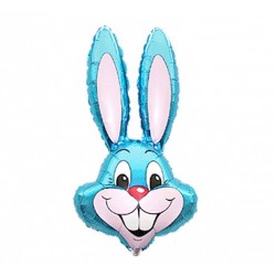 God Balon Folie Aluminiu Rabbit, 36cm, Blue 902537a