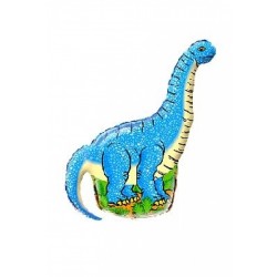 God Balon Folie Aluminiu Dinosaur - Diplodocus, 36cm, Blue 902544