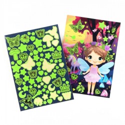 De Carte De Colorat Scratch Art Book 5 Coli + Stickere Magic Glow In The Dark Kidea Scwkmka