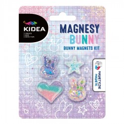 De Magneti Cu Sclipici Bunny 4/set Kidea Mlb4ka