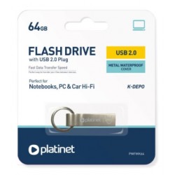 Tec Flash Usb 2.0 Platinet 64gb 44851 Pmfmk64