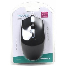 Tec Mouse Usb Omega Negru Pe Cablu 45539 /om0550b