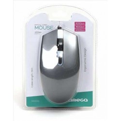 Tec Mouse Usb Omega Gri Pe Cablu Om0550g