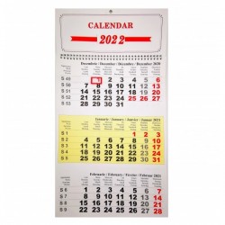 Tip Calendar Triptic Perete 2022