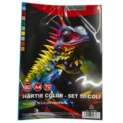 Pa Hartie Color A4 10 Culori 50/set 11300096