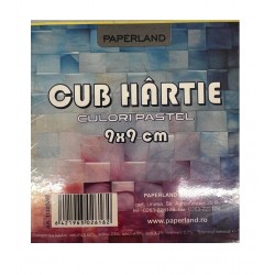 Pa Cub Hartie Culori Pastel  500 Coli  9*9cm 80g 11300097