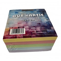 Pa Cub Hartie Culori Pastel  500 Coli  9*9cm 80g 11300097