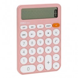 Lec Calculator Birou Plastic Deli 12dig Roz Dlem124p+++