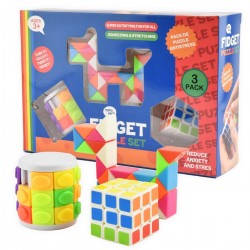 Rob Cub Rubik 4-8cm 3 Modele/set 50508
