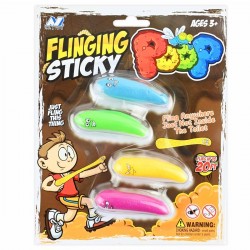 Rob Figurina Poop Slingshot 6cm 4/set Culori Asortate 80178