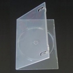 Tec Carcasa Dvd 1  Slim Transparenta/neagra