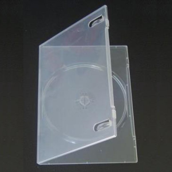 Tec Carcasa Dvd/cd 1slim Transparenta/neagra