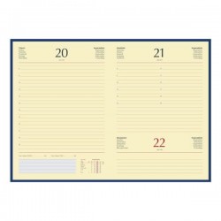 Ag Agenda Datata Zilnic Cometa Lux Negru 15*21cm 2025