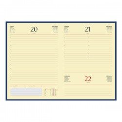 Ag Agenda Datata Zilnic Cometa Lux Rosu 15*21 Cm 2025