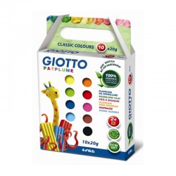 Fil Plastilina Giotto Patplume Vegetala 20g 10/set 512900