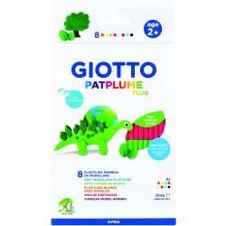 Fil Plastilina Giotto Patplume Vegetala 33g 8/set 513200