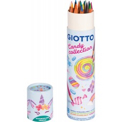 Fil Creioane Colorate Giotto Aquarell 18/set, Pastel, Candy Collection 250000