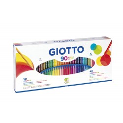 Fil Set 90 Piese Stilnovo, 50 Creioane Colorate Si 40 Carioci, Giotto 25750000