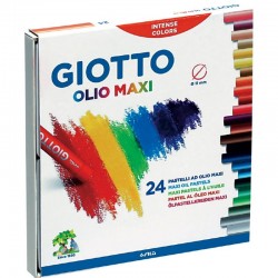 Fil Pasteluri Uleioase Maxi 24/set Giotto 293800