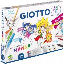Fil Kit Creativ Giotto Art Lab 50 Piese How To Create Manga Art Lab 582300