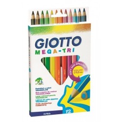 Fil Creioane Colorate Giotto Mega 12/set 225600