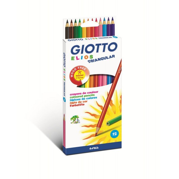 Fil Creioane Colorate 12/set Giotto Elios Tri 275800