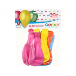 God Baloane Premium Balloons, Pearl Coloured, 30cm 8/set Gm110/p8