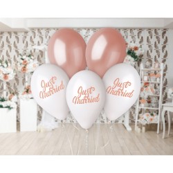 God Baloane Premium Helium Ballons, Just Marries, 33cm, 5/set Gms120/jmr