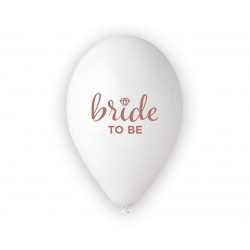 God Baloane Premium Helium Balloons, Bride To Be, 33cm, 5/set Gs120/btb