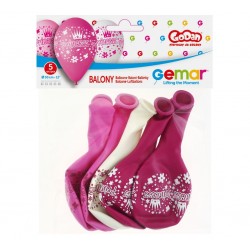 God Baloane Balloons Premium, Princess, 30cm, 5/set Gb/pg32