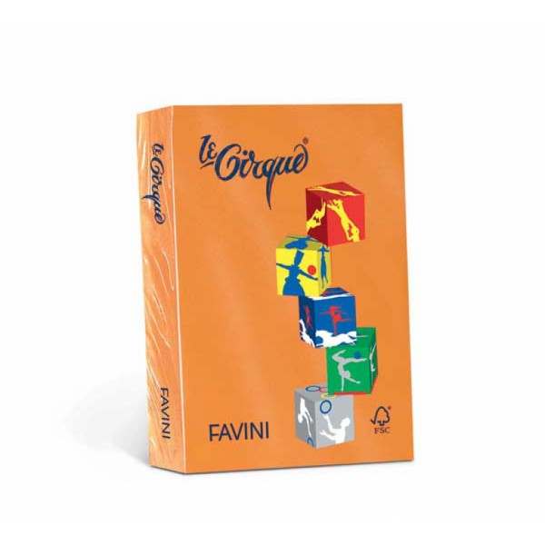 Carton Color A4 160gr 250/set Favini Portocaliu
