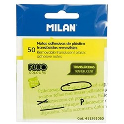 Ada Stick Index Plastic Milan 76*76mm Galben 411261050