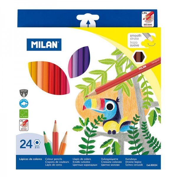 Ada Creioane Colorate 24/set Milan 80024