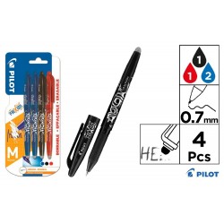 Roller Pilot Frixion 0.7 Cu Radiera 4/set 3 Culori 074bfbaanr