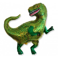 God Balon Folie Aluminiu Tyrannosaurus, 61cm, Green 901754