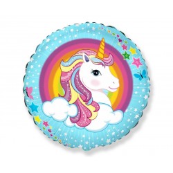 God Balon Folie Aluminiu Unicorn, 46cm, Cute Unicorn 401586