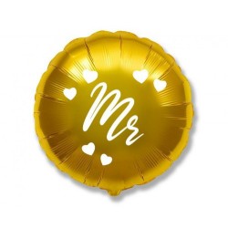God Balon Folie Aluminiu Mr, Gold, 48cm 401621