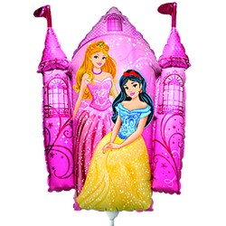 God Balon Folie Aluminiu Princess Palace, 36cm, Pink 902730