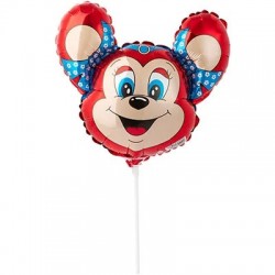 God Balon Folie Aluminiu Babsy Mouse, 36cm, Pink 902585f N