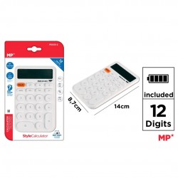 Calculator Style Ipb 12dig Alb Pe033-2