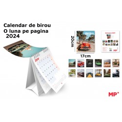 Calendar Birou Ipb 2024 17*20cm Old Cars Pb24c-09-5