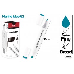 Art Marker Ipb 2 Capete Albastru Marin 62 Pp915-62 Nn